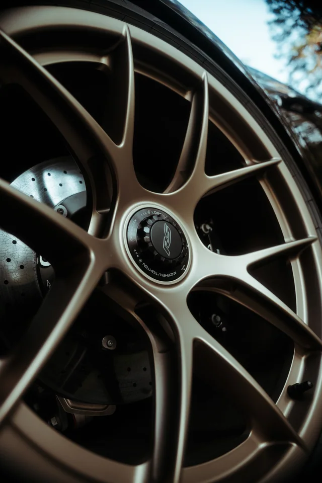 Felgendetail eines Porsche GT3 RS