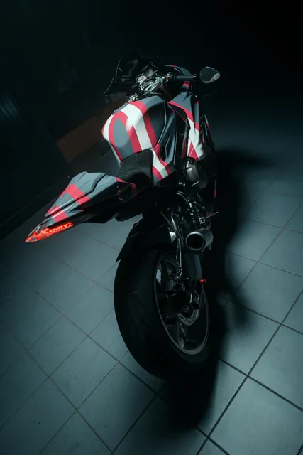 Superbike von oben